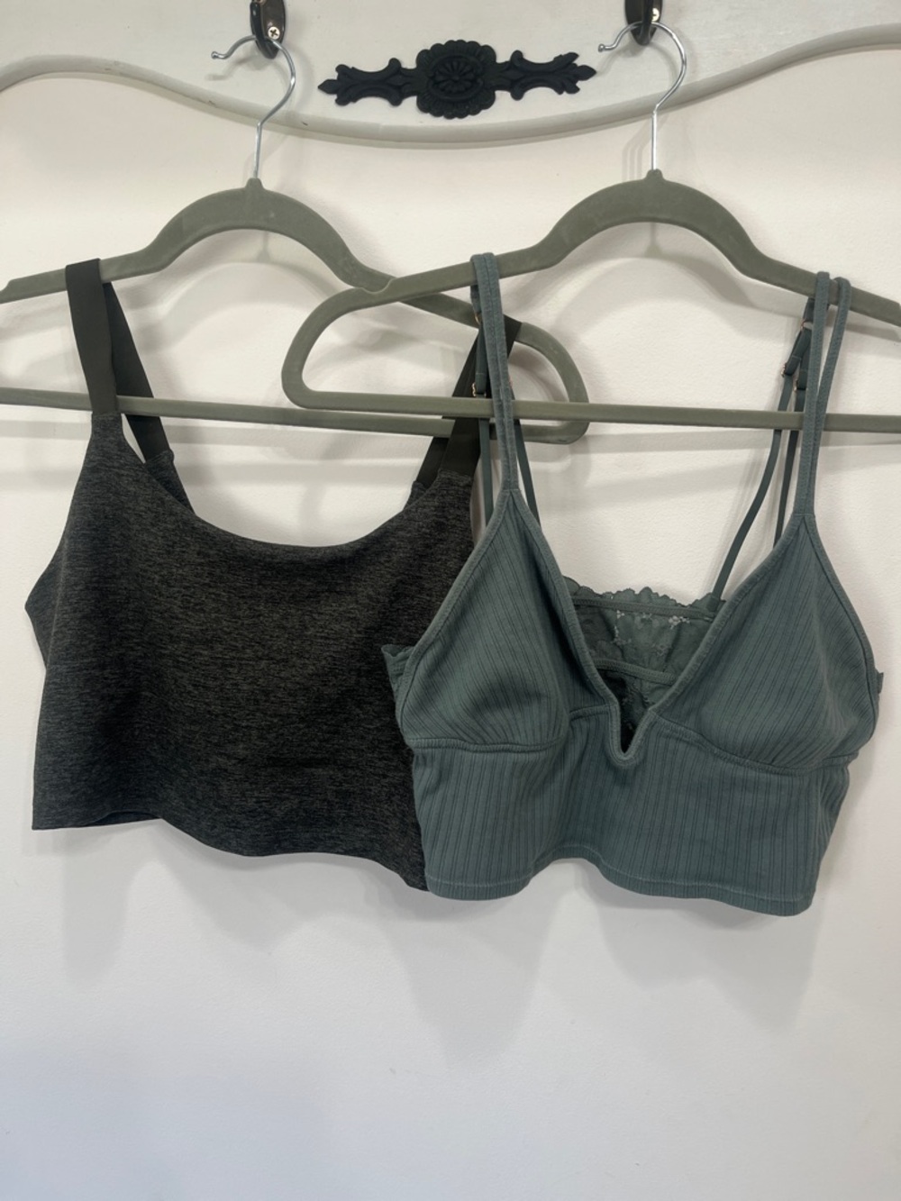 💐5/25$ Aerie green bra bundle size Medium